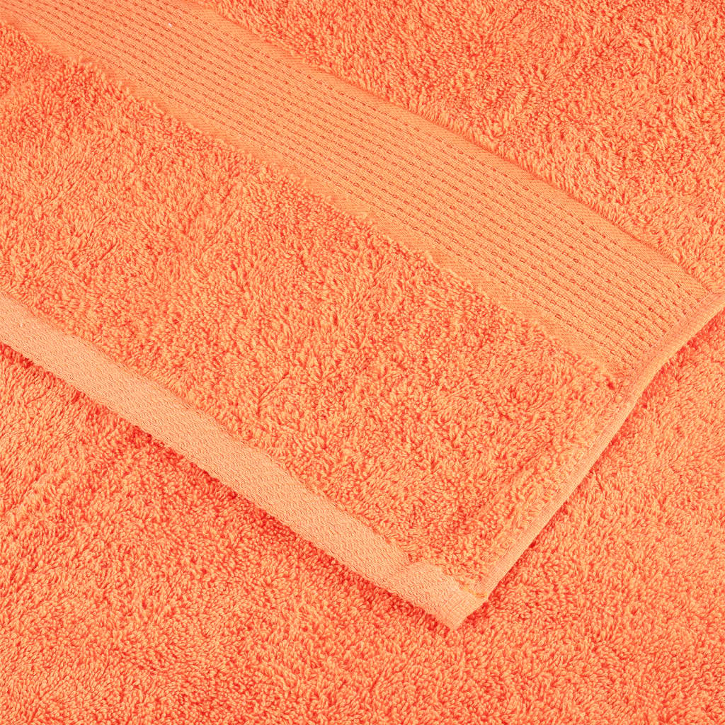 Premium ručnici za tuširanje SOLUND 2 kom narančasti 70x140 cm 600 gsm