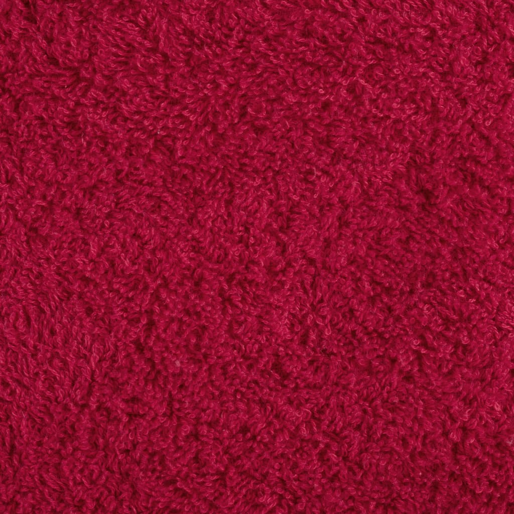 Ručnici SOLUND 10 kom crveni 100 x 200 cm 600 gsm