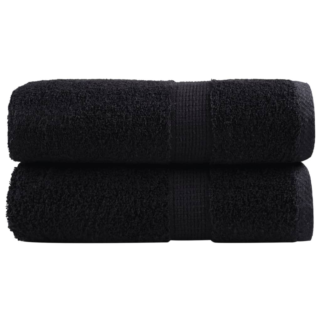 Premium ručnici za pranje SOLUND 2 kom. crni 30x30 cm 600 g/m²