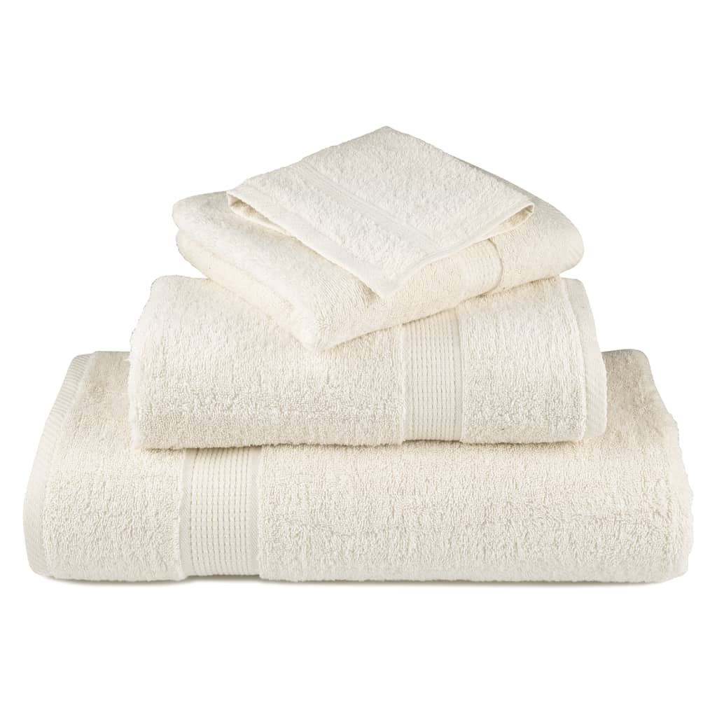 Premium ručnici za pranje SOLUND 4 kom. krem 30x30 cm 600 g/m²