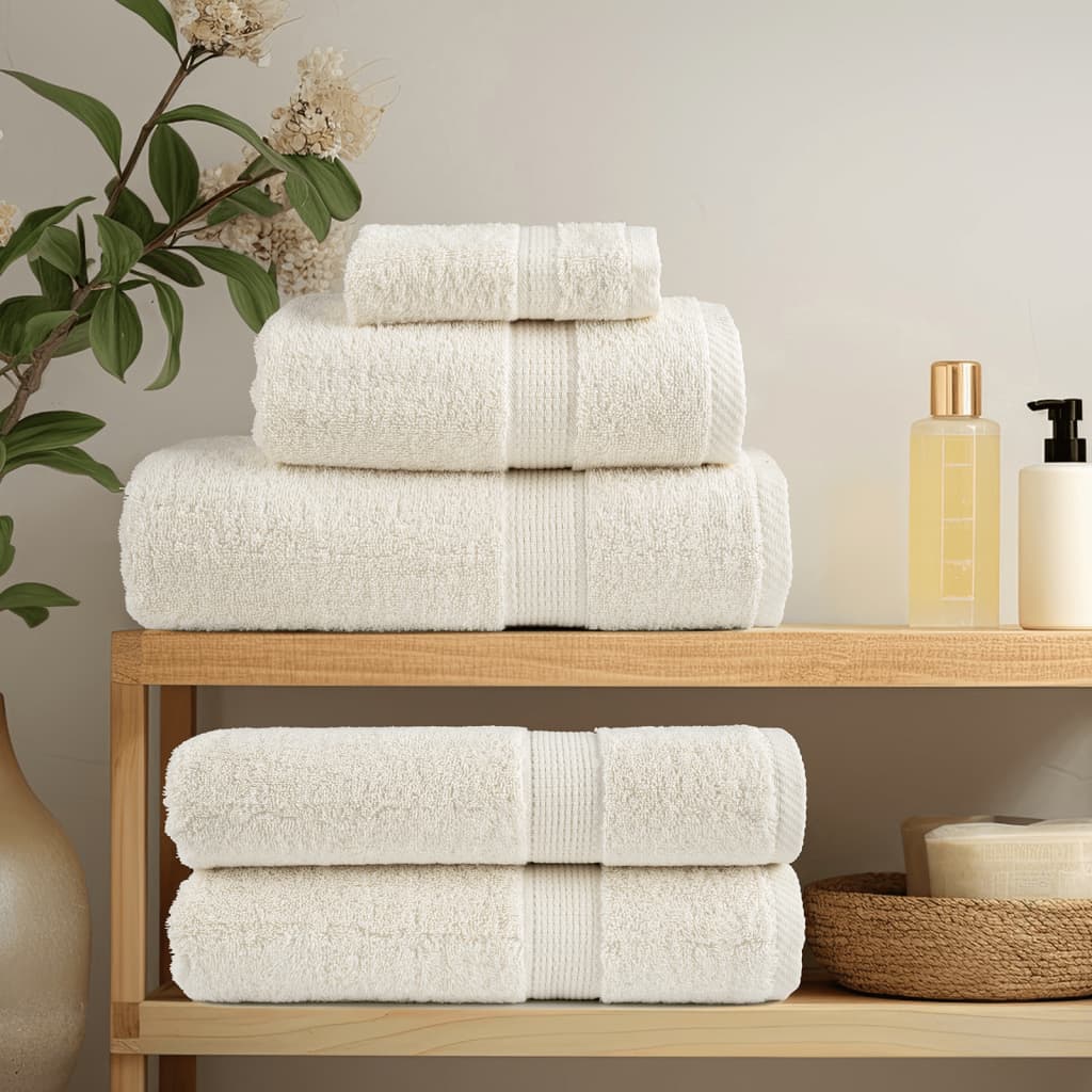 Premium ručnici za ruke SOLUND 4 kom. krem 50x100 cm 600 g/m²