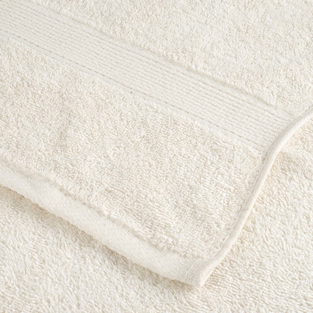Premium ručnici za tuširanje SOLUND 2 kom. krem boje 70x140 cm 600 g/m²