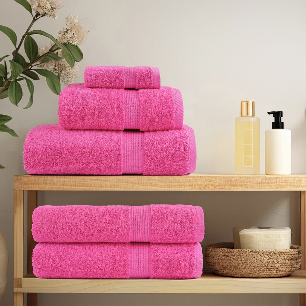 Premium ručnici za pranje SOLUND 2 kom. ružičaste 30x30 cm 600 g/m²