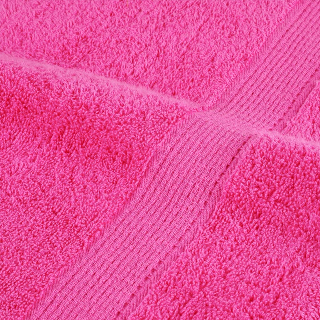 Premium ručnici za pranje SOLUND 10 kom. ružičaste 30x30 cm 600 g/m²