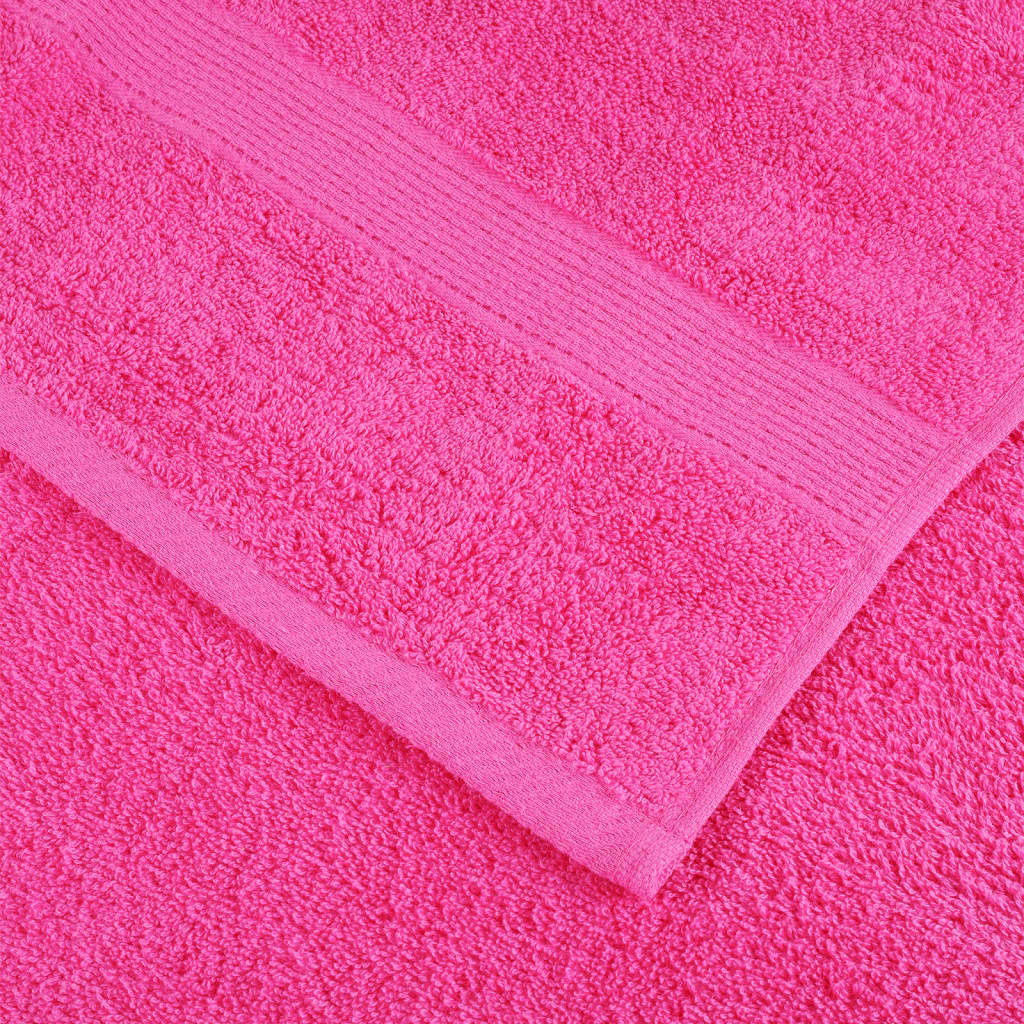 Premium ručnici za ruke SOLUND 4 kom. ružičasti 50x100 cm 600 g/m²