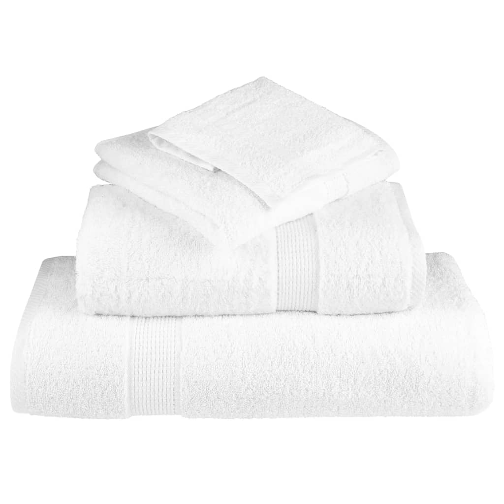 8-dijelni vrhunski set ručnika SOLUND bijeli 600 gsm