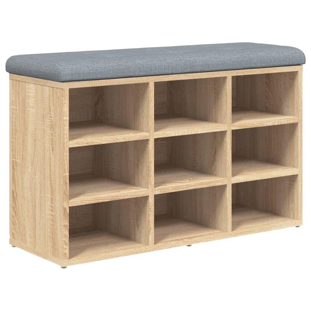 Klupa za cipele Sonoma hrast 82x32x50 cm Konstruirano drvo