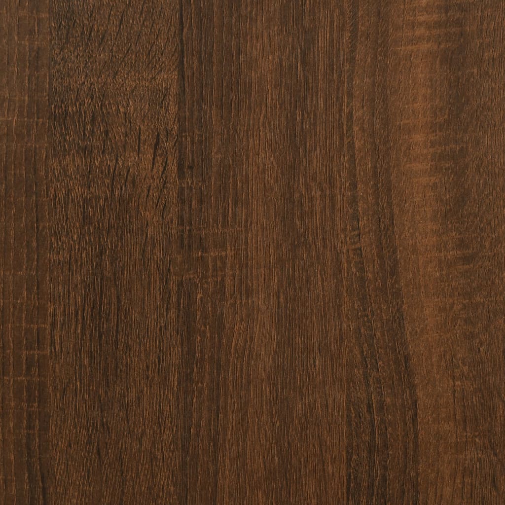 Klupa za cipele smeđa boja hrasta 82x32x47 cm konstruirano drvo