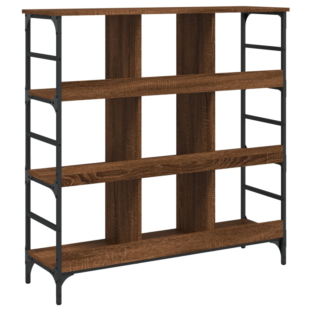 Komoda smeđa boja hrasta 102x32x103,5 cm od konstruiranog drva