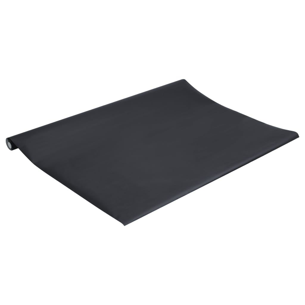 Naljepnice za namještaj samoljepljive mat crne 90x500 cm PVC