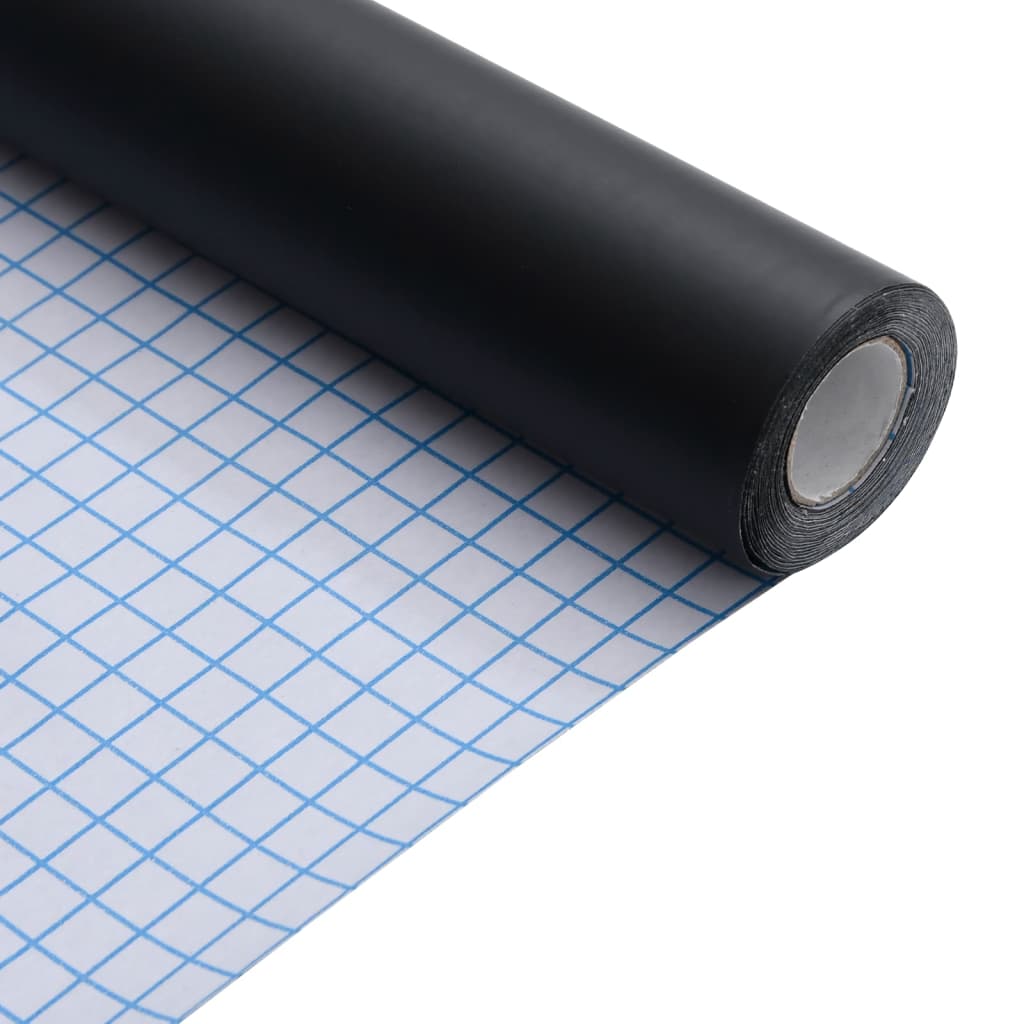 Naljepnice za namještaj samoljepljive mat crne 90x500 cm PVC