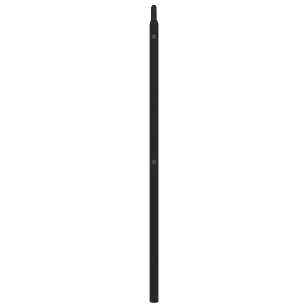 Metalno zamjensko uzglavlje crno 150 cm