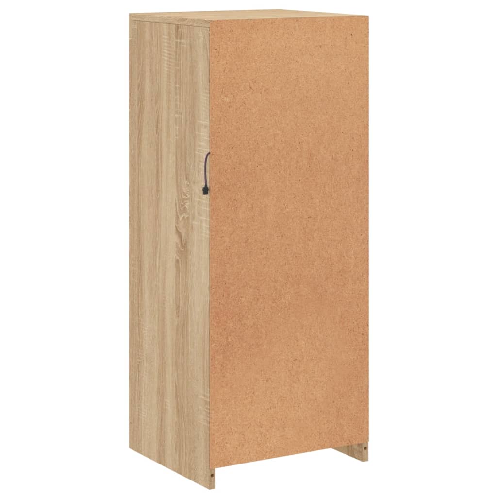 Komoda s LED svjetlima boja hrasta sonome 41x37x100 cm