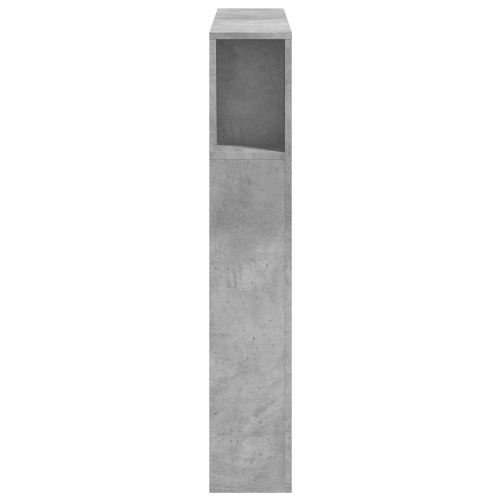 LED uzglavlje siva boja betona 100x18,5x103,5 cm