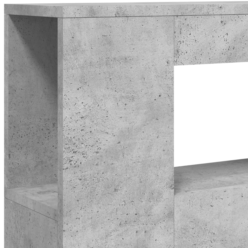 LED uzglavlje siva boja betona 100x18,5x103,5 cm