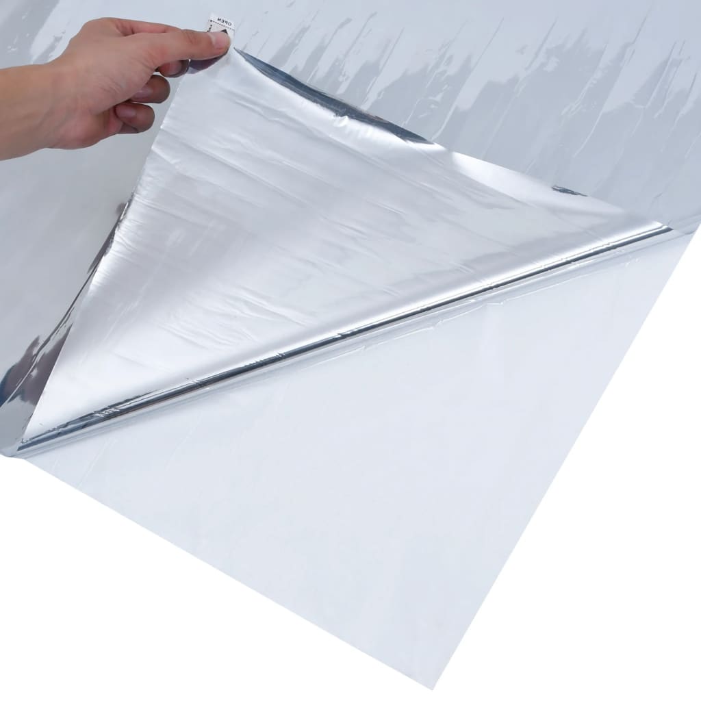 Solarna folija s reflektirajućim efektom srebrna 90x1000 cm PVC