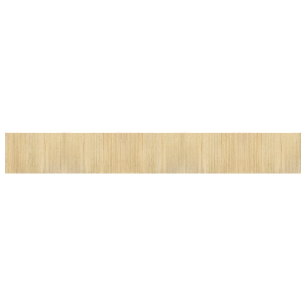 Tepih pravokutni svijetli prirodni 70 x 500 cm od bambusa