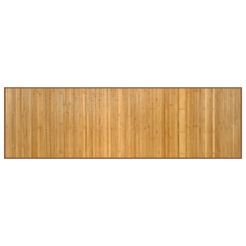 Tepih pravokutni prirodni 60 x 200 cm od bambusa