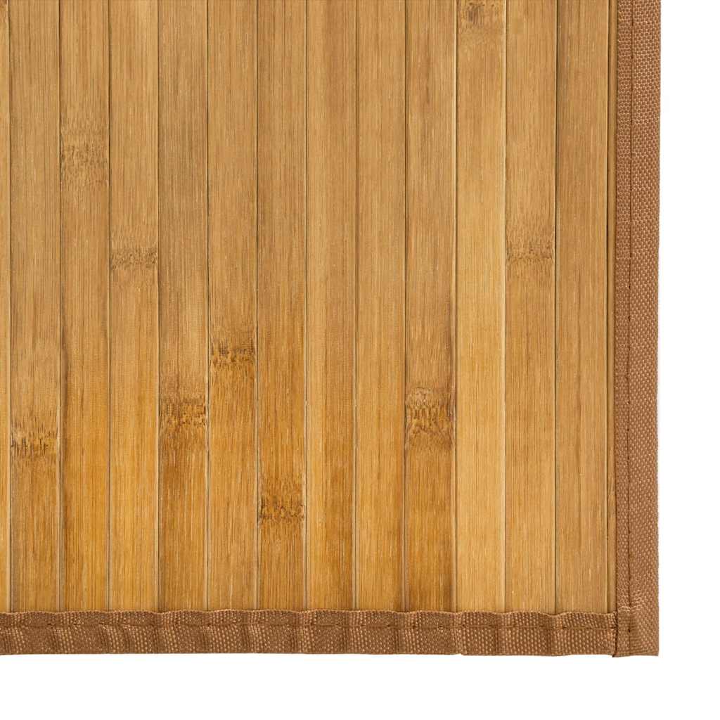 Tepih pravokutni prirodni 60 x 200 cm od bambusa