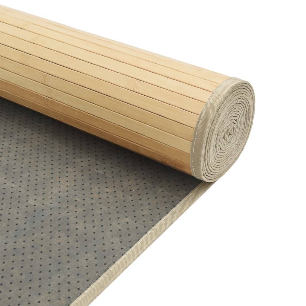 Tepih pravokutni svijetli prirodni 60 x 400 cm od bambusa