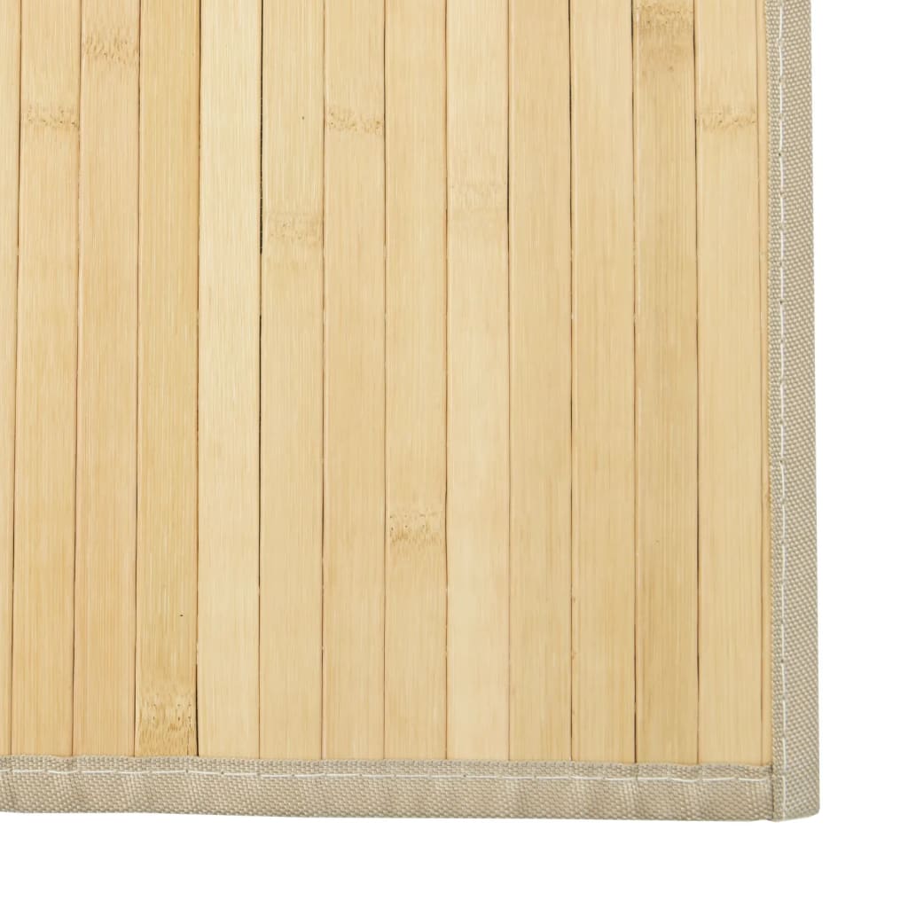 Tepih pravokutni svijetli prirodni 60 x 400 cm od bambusa