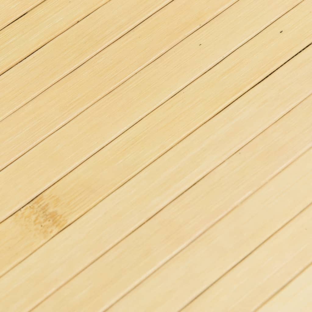 Tepih pravokutni svijetli prirodni 60 x 400 cm od bambusa