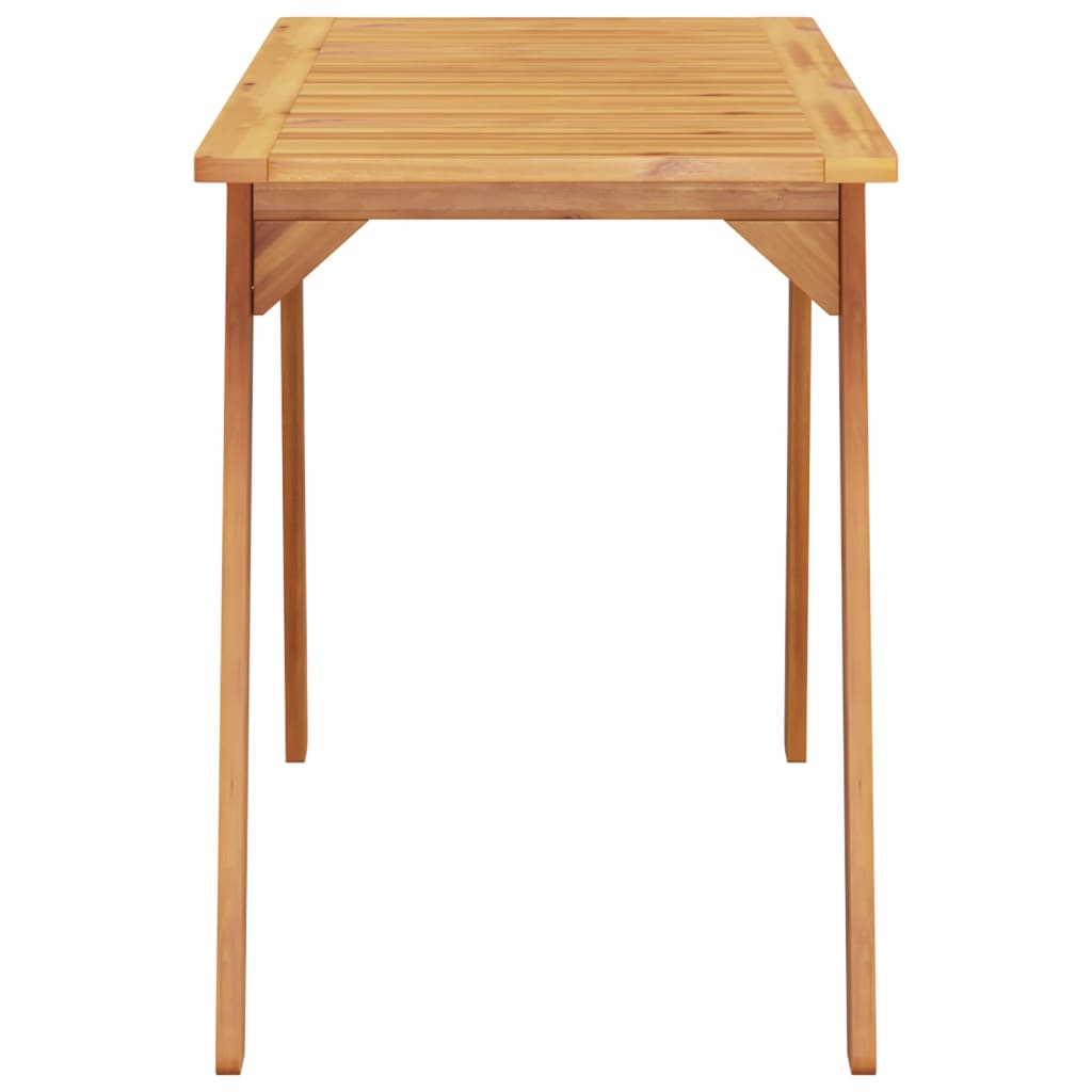 Vrtni blagovaonski stol 110 x 56 x 75 cm masivno bagremovo drvo