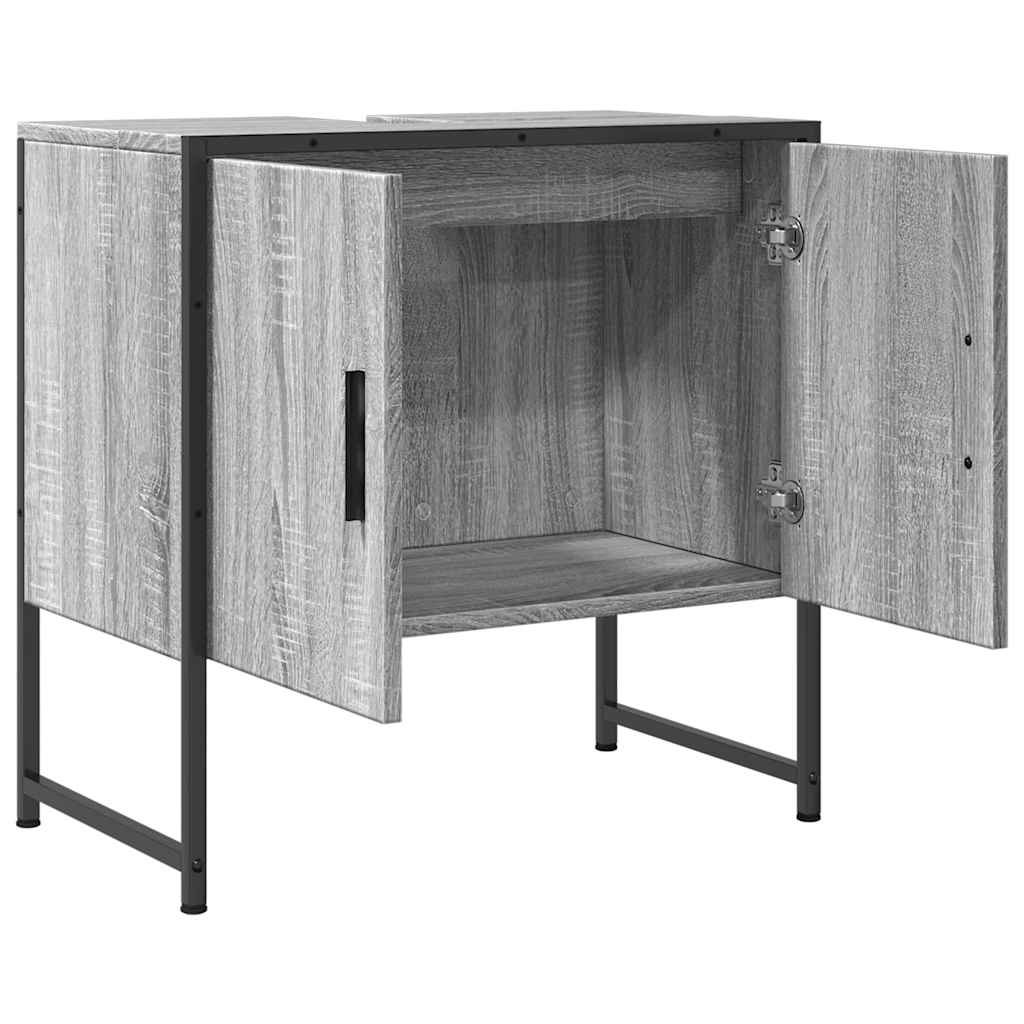 Ormarić za umivaonik boja hrasta 60x33x60 cm konstruirano drvo