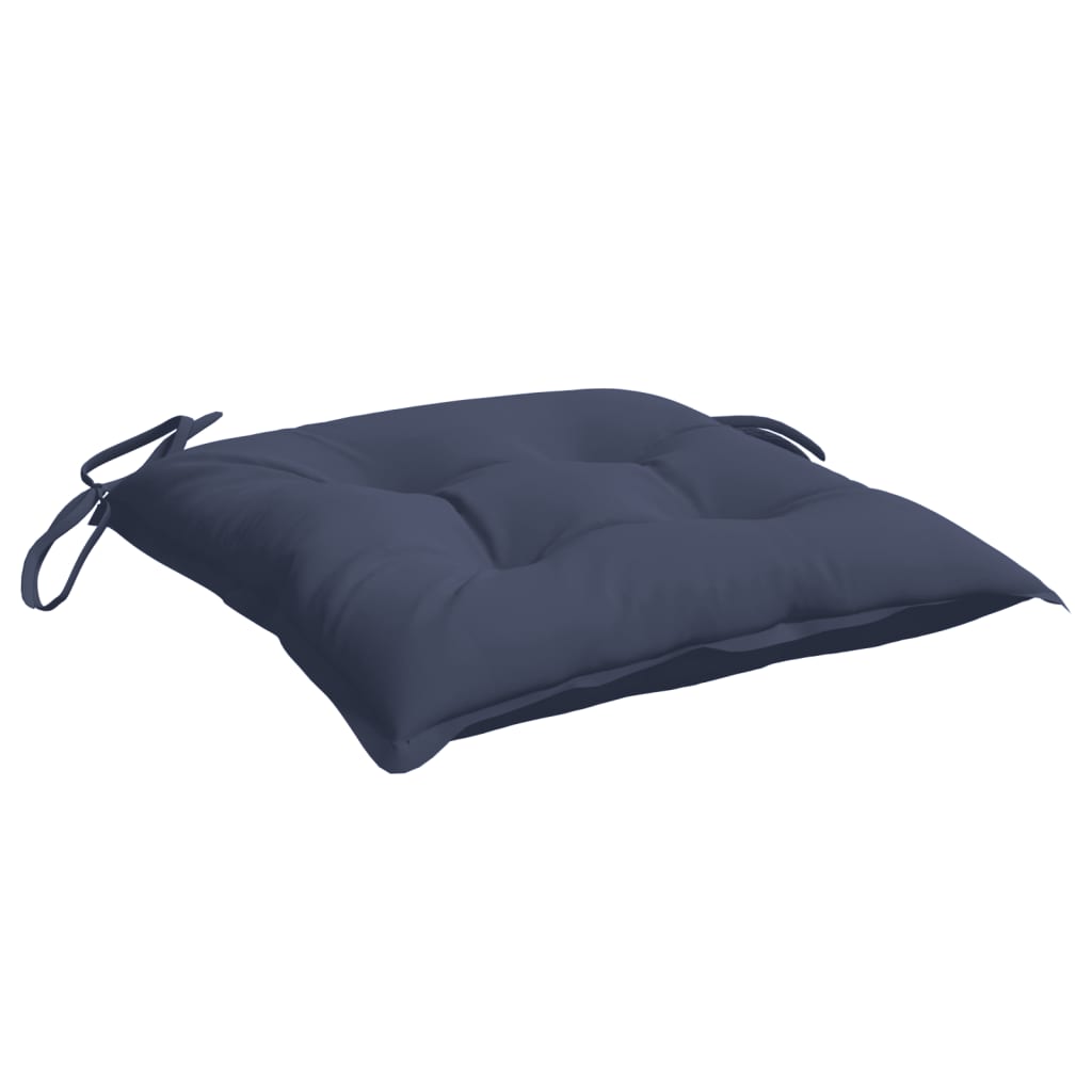 Jastuci za stolice 2 kom modri 50 x 50 x 7 cm od tkanine Oxford