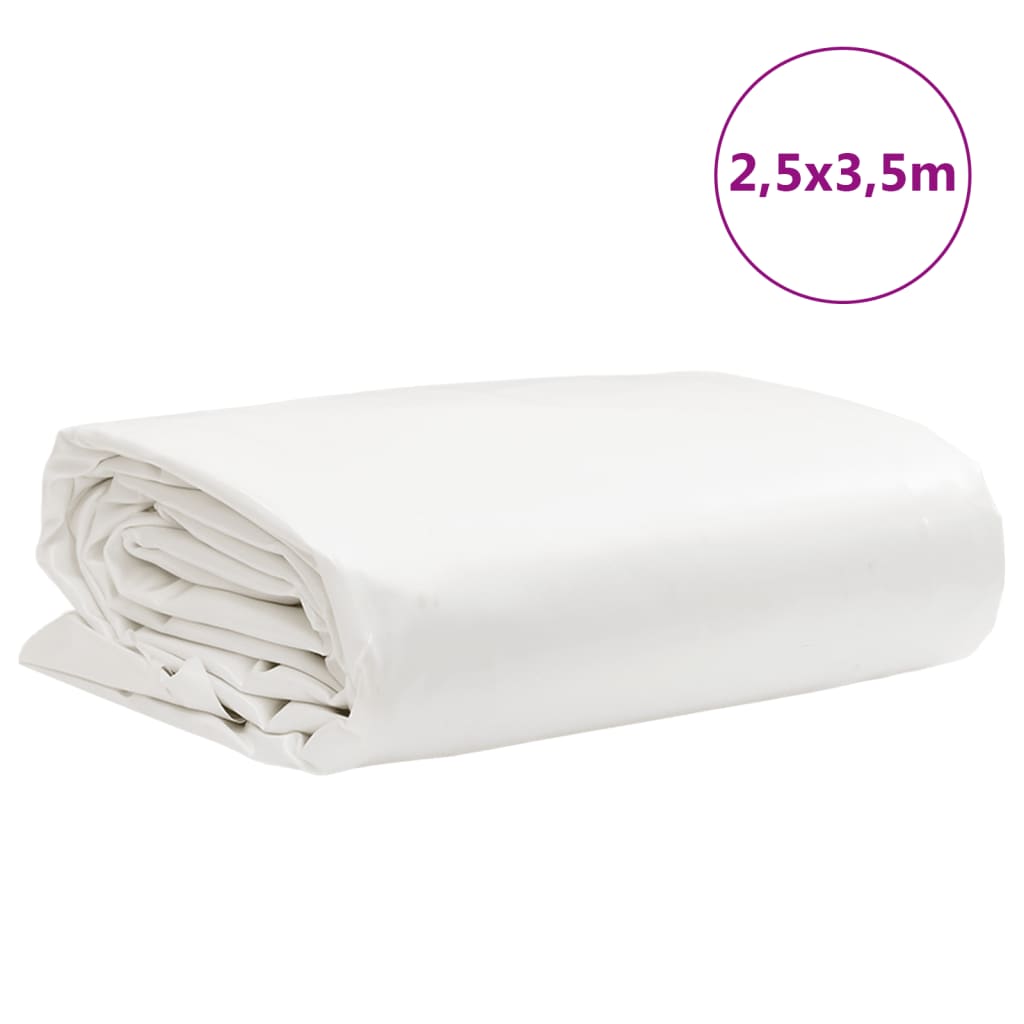Cerada bijela 2,5 x 3,5 m 650 g/m²