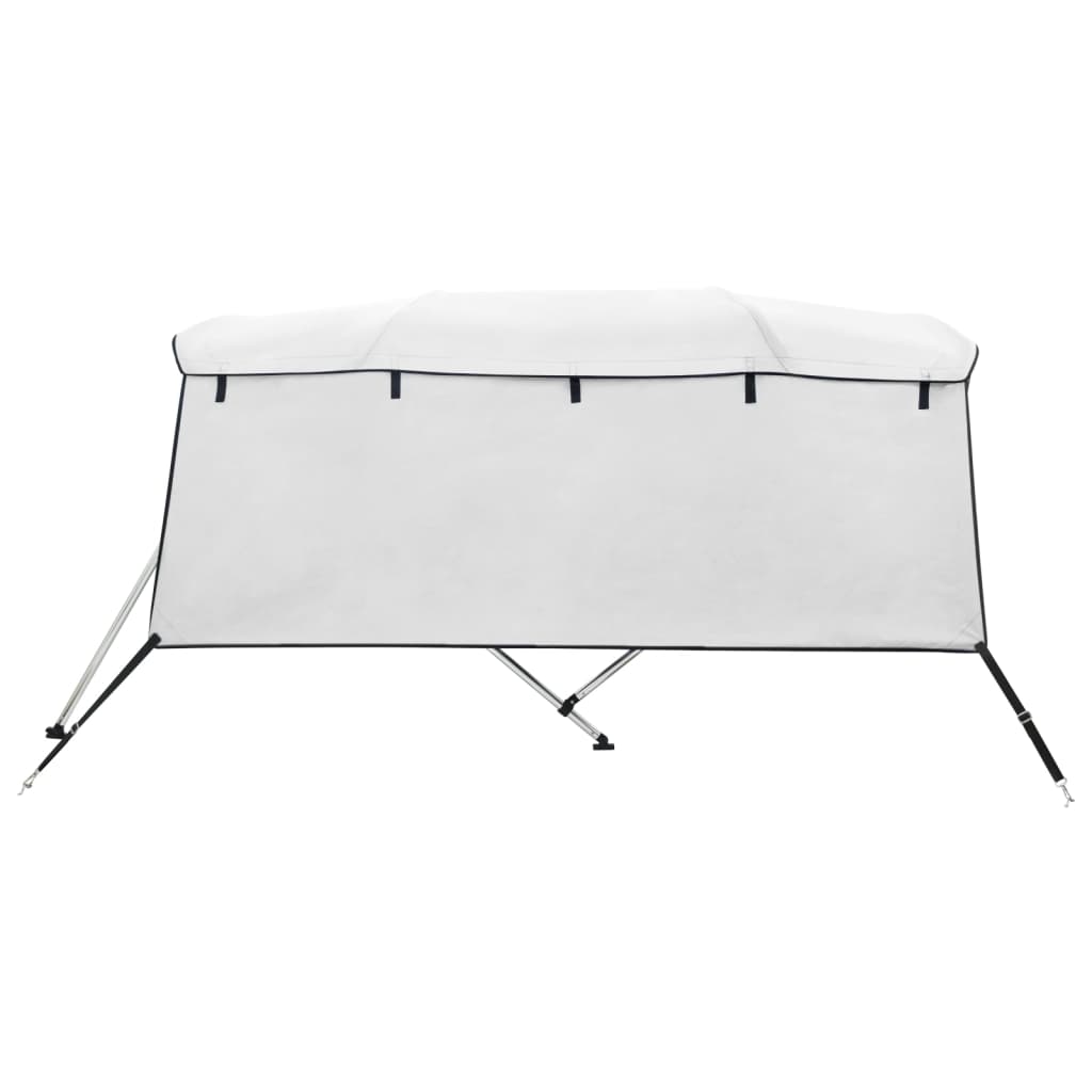 Tenda bimini s 4 luka i bočnim stijenkama 243x(230-244)x137 cm