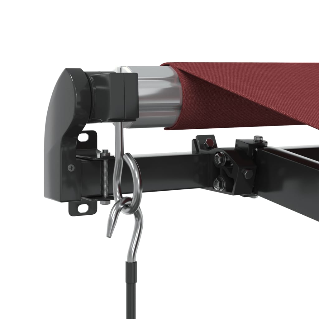 Tenda na ručno uvlačenje bordo 400 x 350 cm
