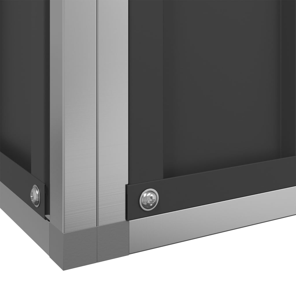 Kavez za ptice s produžetkom srebrni 625x207x212 cm čelični