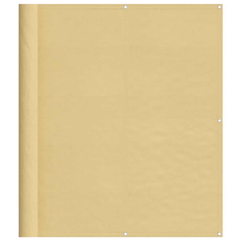 Balkonski zaslon boja pijeska 120x1000cm 100 % poliester Oxford