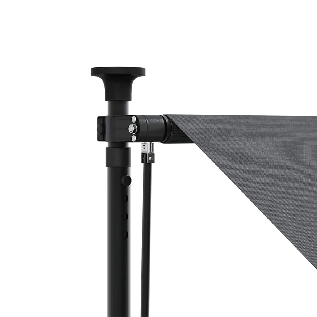 Tenda na uvlačenje antracit 100 x 150 cm od tkanine i čelika