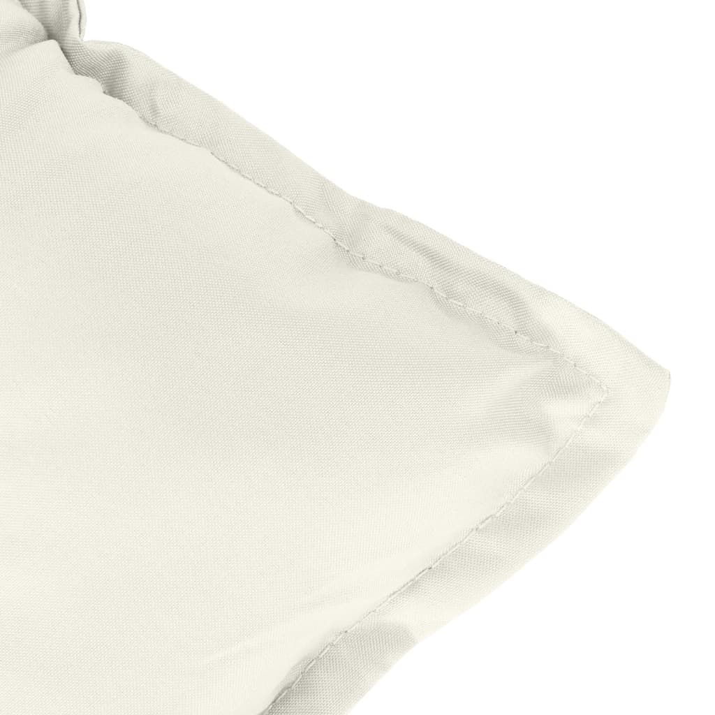 Jastuci za stolice 2 kom prošarano krem 120x50x7cm tkanina