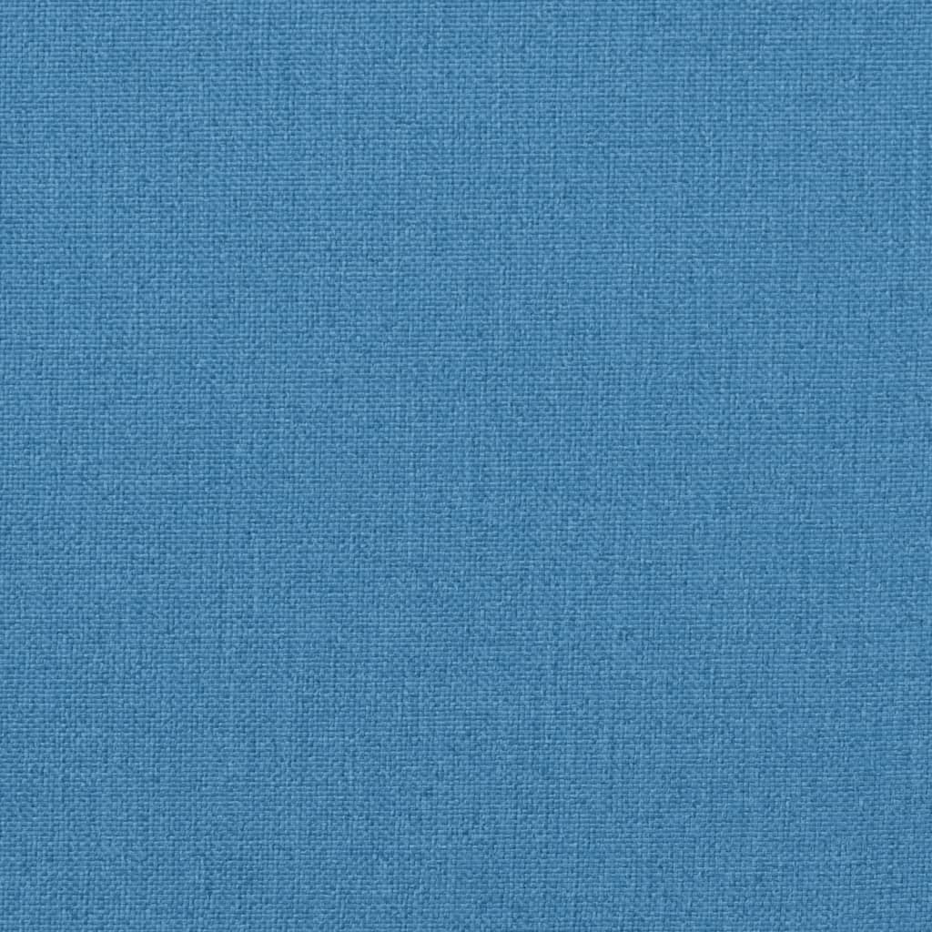Jastuk za vrtnu klupu prošarano plavi 120x50x7 cm od tkanine