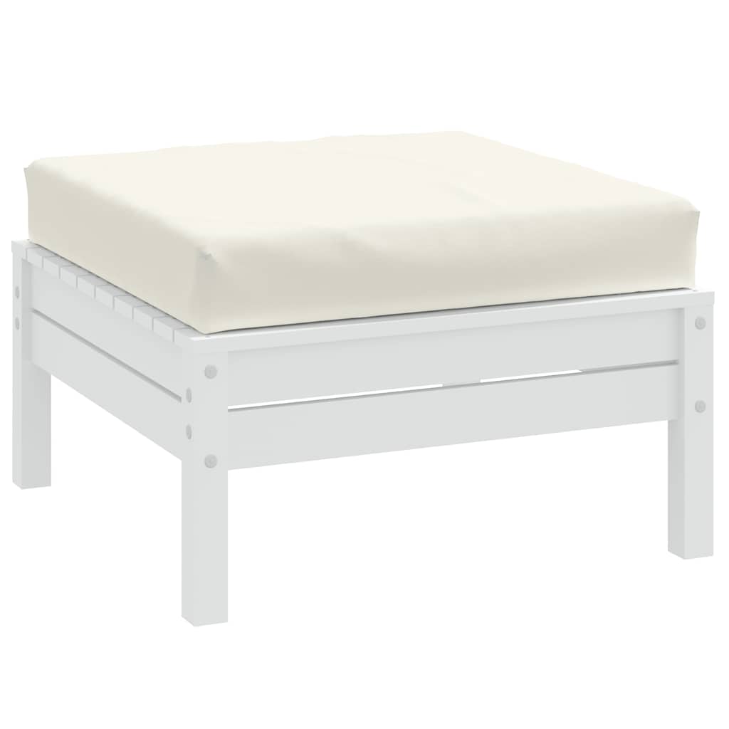 Jastuk za palete prošarani krem 60x60x9,5 cm od tkanine