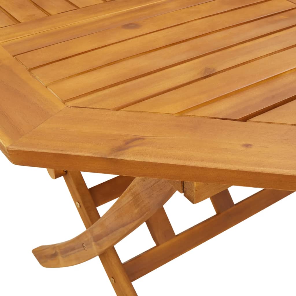 Sklopivi vrtni stol Ø110x75 cm od masivnog bagremovog drva