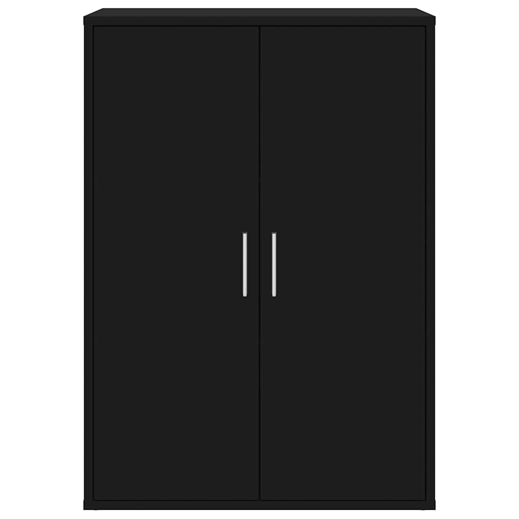 Komoda crna 60x31x84 cm od konstruiranog drva