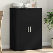 Komoda crna 60x31x84 cm od konstruiranog drva