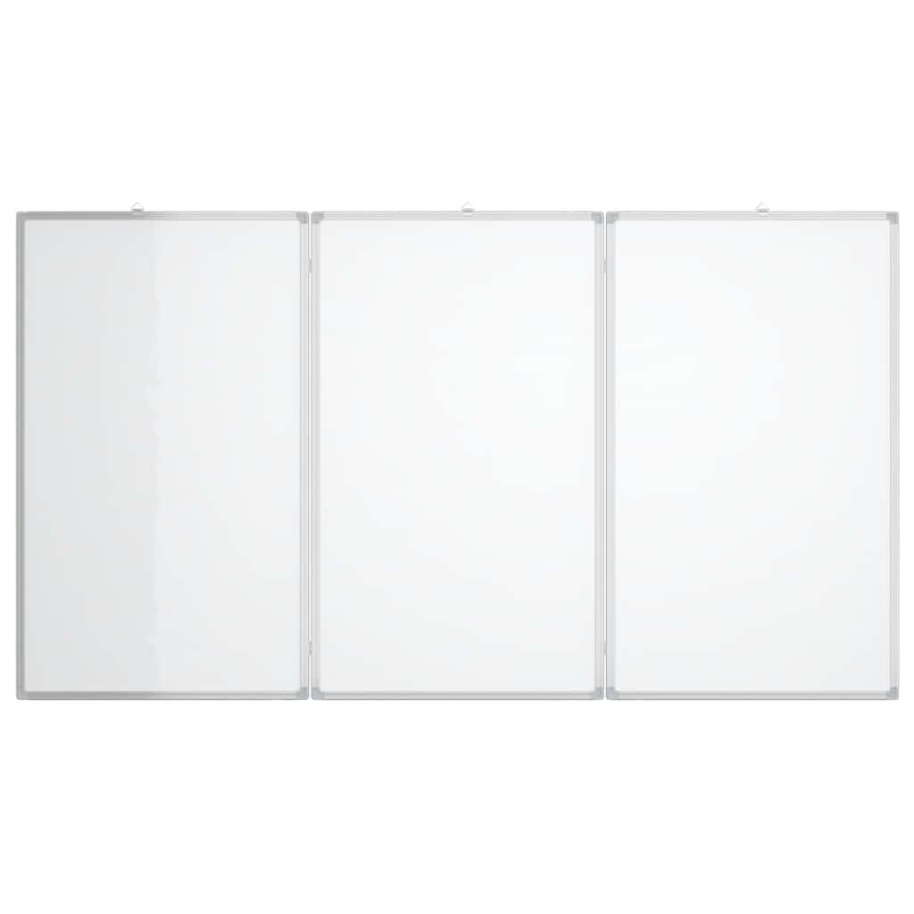 Magnetna bijela ploča sklopiva 120 x 100 x 1,7 cm aluminijska