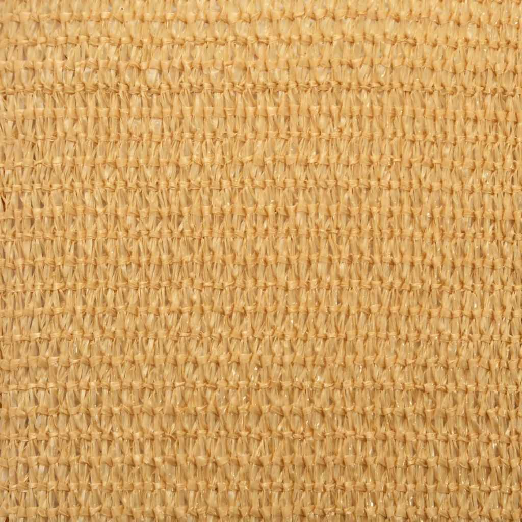 Jedro za zaštitu od sunca 160 g/m² Kvadratni pijesak 2,5x2,5 m HDPE