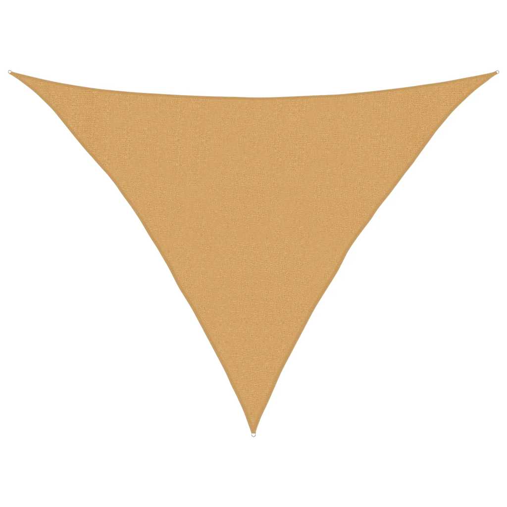 Jedro za zaštitu od sunca 160 g/m² Trokutasto pijesak 3x3x4,2 m HDPE