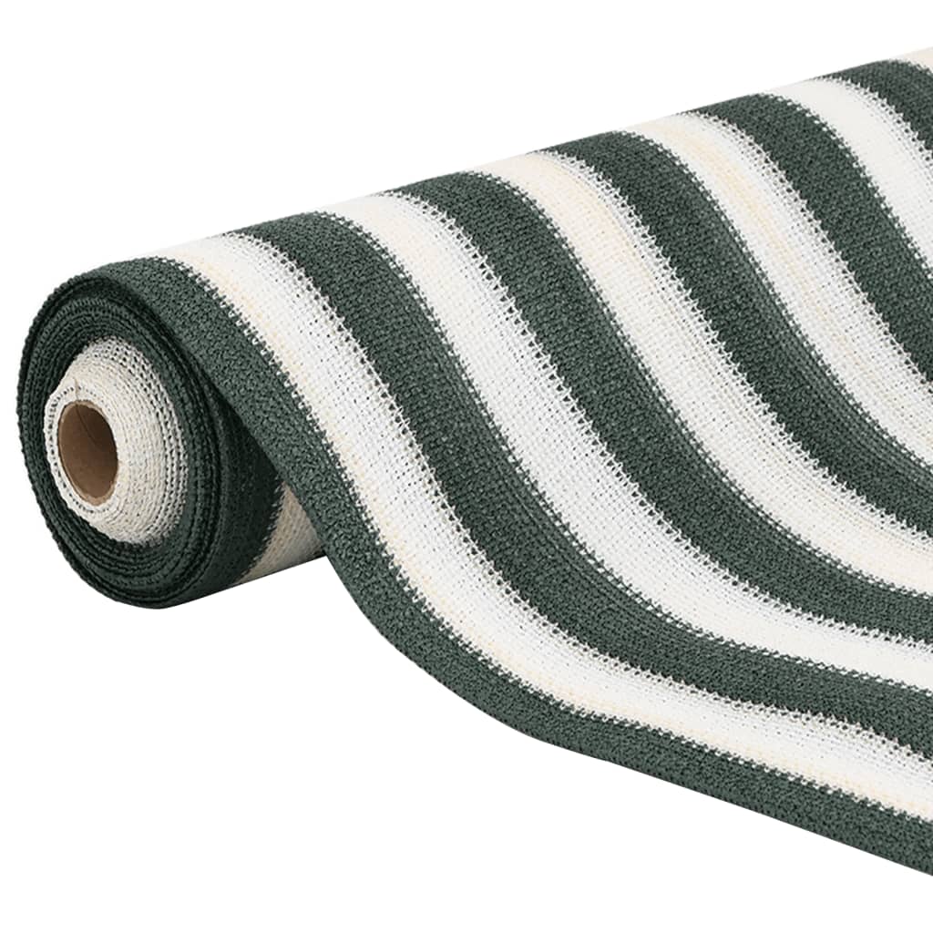 Mreža za privatnost zelena-bijela 2 x 25 m HDPE 150 g/m²