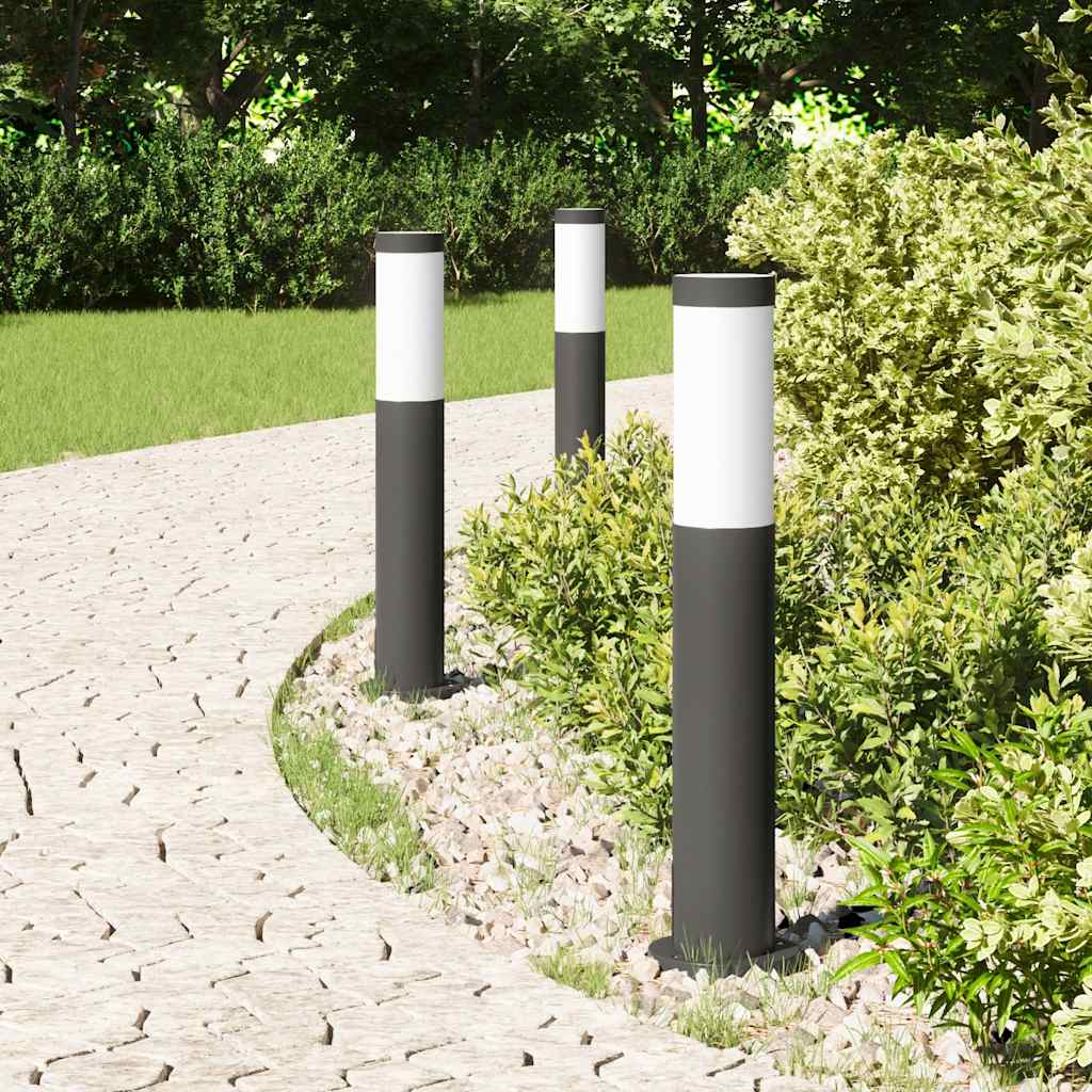 Stupić za zidne lampe 3 kom 50 cm od nehrđajućeg čelika IP44