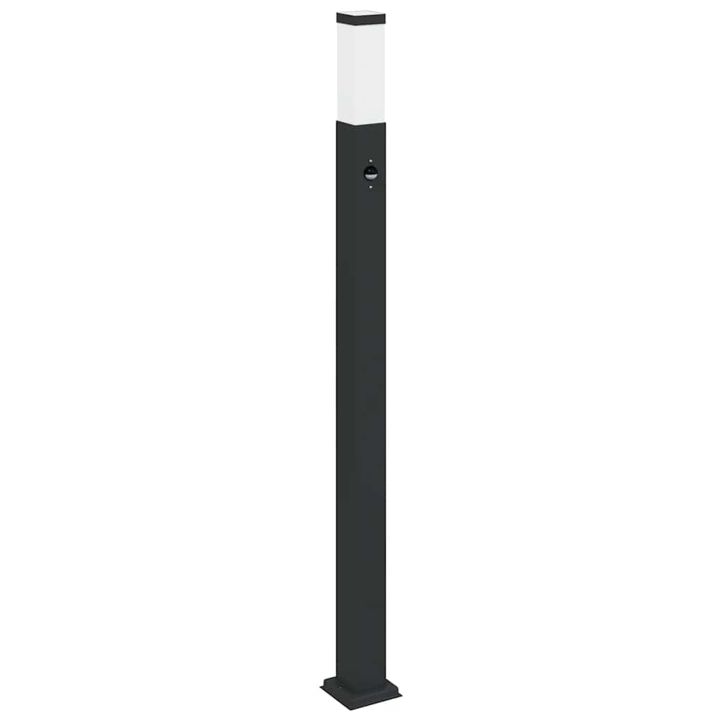 Stupić za svjetlo sa senzorom 3 kom 110 cm crne IP44