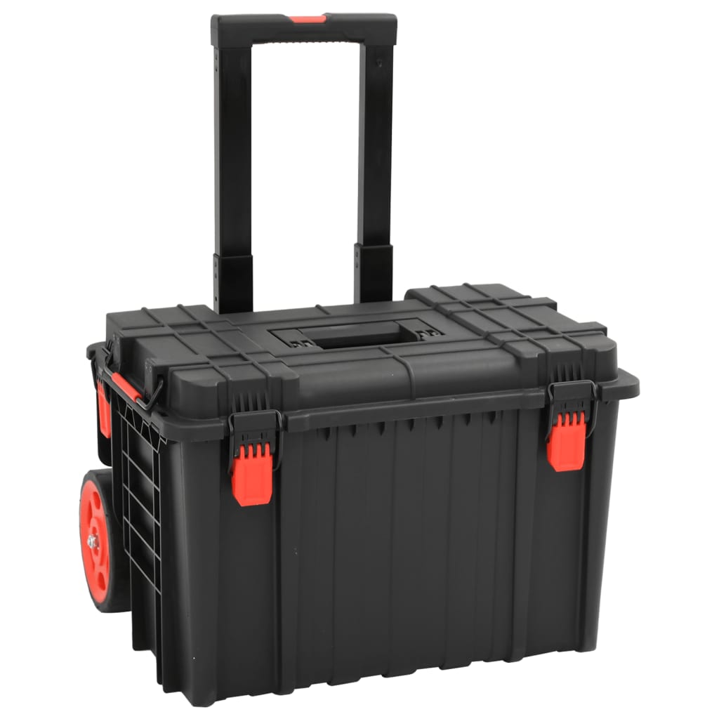 Prijenosni kovčeg crni 56,5x45,5x48 cm od PP-a