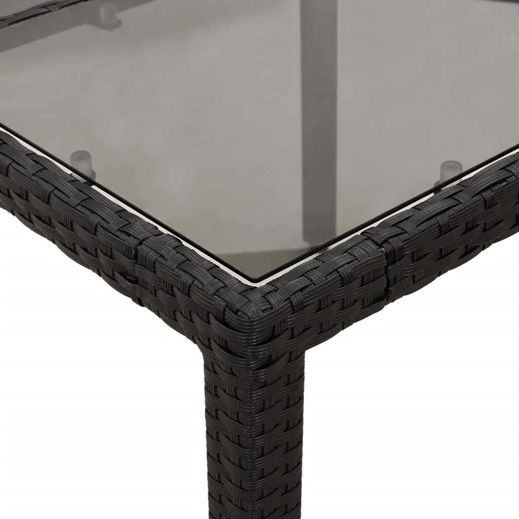 5-dijelni vrtni blagovaonski set s jastucima poliratan i staklo