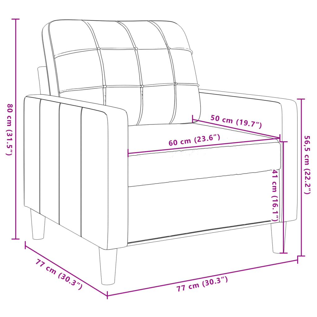 4-dijelni set sofa s tabureom i jastucima crni tkanina